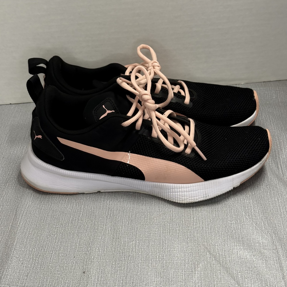 Puma Flyer Womens Sneakers Size 10 Black Peach Running Shoes - Picture 5 of 9